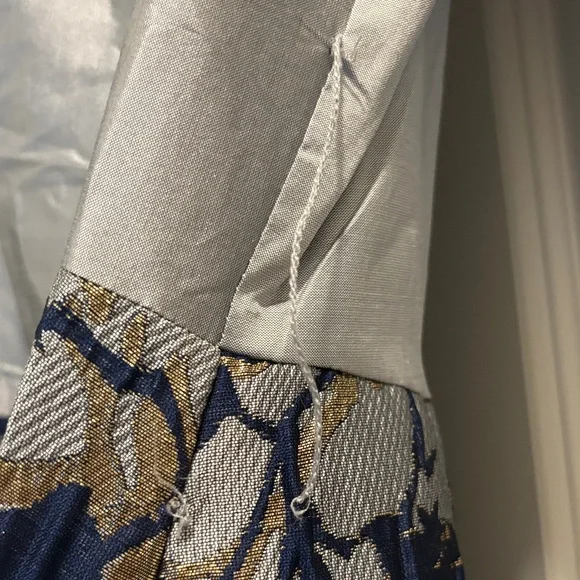 NWT Rickie Freeman Teri Jon taffeta floral front-button cocktail dress, Size 8 - Picture 11 of 15